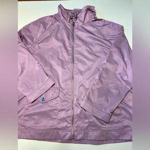 Chico’s Zenergy Collar-Detail Anorak Lightweight Jacket Size 4 ((US 20) …